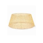 Arany világító karácsonyfatalp-takaró - 600 LED