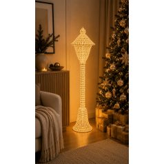 Világító arany karácsonyi lámpa - 600 LED - 120 cm