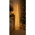 Arany világító kúp alakú karácsonyfa - 150 cm