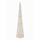 Ezüst világító karácsonyfa - 150 cm