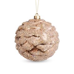 Luxus karácsonyfadísz - Krém - 20 cm