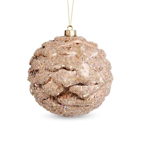 Luxus karácsonyfadísz - Krém - 20 cm