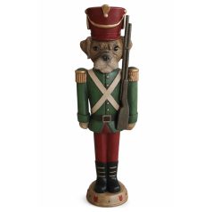 Karácsonyi dekoráció - Diótörő Kutya - 25 cm  
