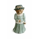 Elegáns macilány figura – Zöld – 20 cm 
