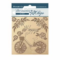 Chipboard - 14x14 cm - Home bicycle - SCB-157