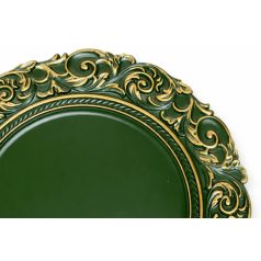 Dekor tálca matt - Zöld - 36 cm