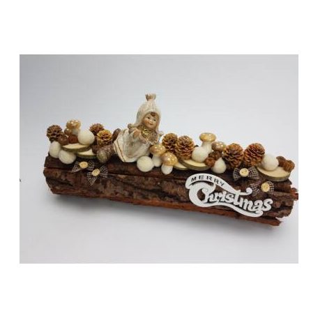 Merry Christmas íves fehér kicsi - 6db/csomag