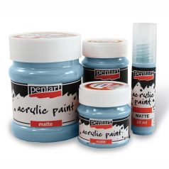   Pentart, matt akrilfesték, country kék - 20 ml, 50 ml, 230 ml
