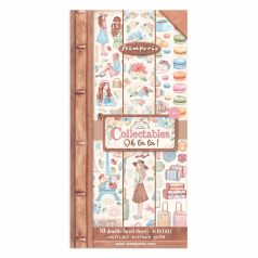   Scrapbooking tömb kicsi - Create Happiness Oh lá lá - 10 lap - 20,3x20,3 cm - SBBV-23