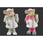 Egér figura ajándékkal 2 féle - 19 cm