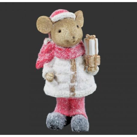 Egér figura ajándékkal 2 féle - 19 cm