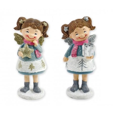 Angyalka figura - 2 féle - 14 cm