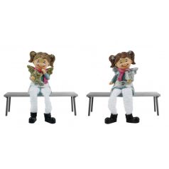 Lógólábú angyalka - 2 féle - 8 cm