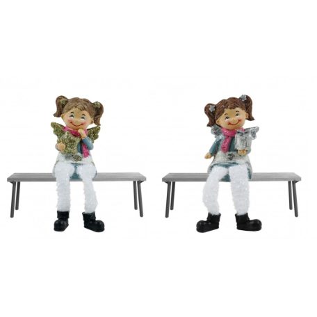 Lógólábú angyalka - 2 féle - 8 cm