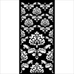 Stamperia stencil - Wallpaper - 12x25 cm- KSTDL87