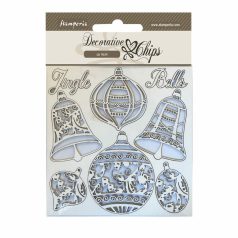 Chipboard - Christmas balls - 14x14 cm - SCB177