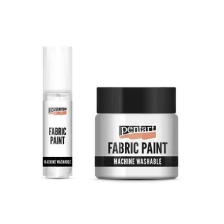 Pentart textilfesték - Fehér - 20 ml, 50 ml