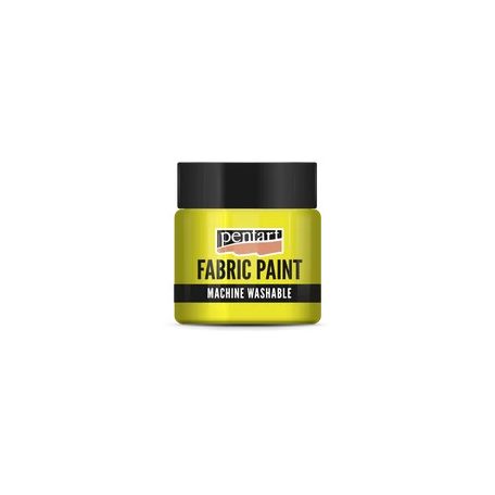 Pentart textilfesték - Sárga - 20 ml, 50 ml