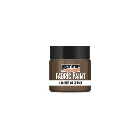 Pentart textilfesték - Sötétbarna - 20 ml, 50 ml