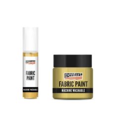 Pentart textilfesték - Metál arany - 20 ml, 50 ml
