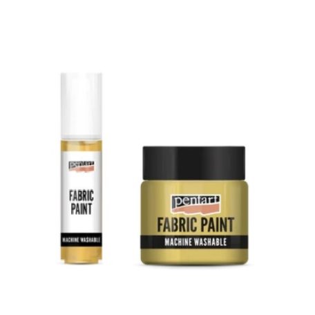 Pentart textilfesték - Metál arany - 20 ml, 50 ml