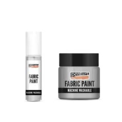 Pentart textilfesték - Metál ezüst - 20 ml, 50 ml