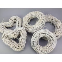 Vessző koszorú dekoráció - 35 cm  