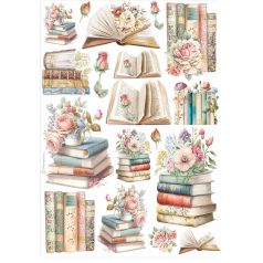 Stamperia rizspapir - A4 - 21x29,7cm - Könyvek - DFSA-4911