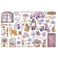 Stamperia kivágott formák - Lavander - DFLDC-100 