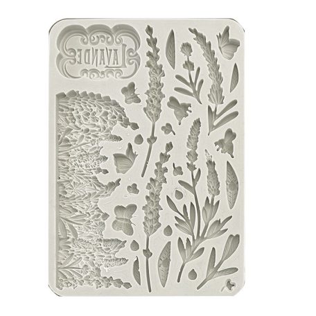 Szilikon öntőforma - A5 - Lavender elements - KACMA-530
