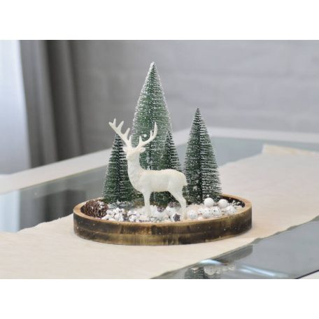 Fa tálca - Barna - 26 cm