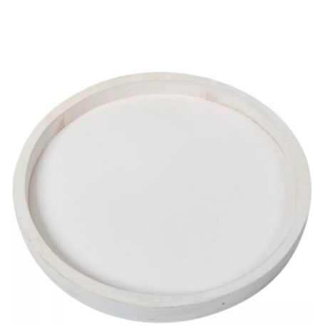 Fa tálca - Fehér - 26 cm