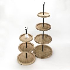 Fa kínálótál 3 szintes - 50 cm