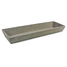 Antik szürke fa tálca nagy - 55x16x6 cm