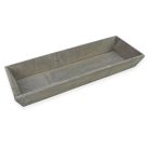 Antik fa tálca közepes - Szürke - 46x16x2,5 cm