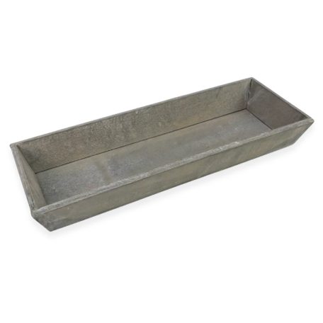 Antik fa tálca közepes - Szürke - 46x16x2,5 cm