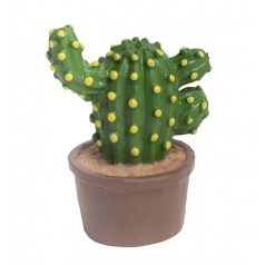 Kaktusz virágcserépben - 4,9x6,3 cm