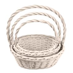 Ováis kosár - Szürke - 3 db-os szett