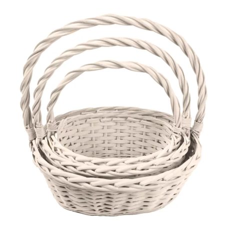 Ováis kosár - Szürke - 3 db-os szett