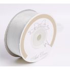 Organza szalag - Fehér - 4 cm - 25 méter