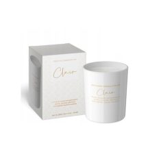   Clair és Noir illatgyertya üvegben - For Her/For Him - 10 cm - 2 féle - 220g 