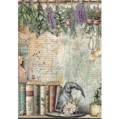 Stamperia rizspapír - Herbarium - A4 - DFSA-41081