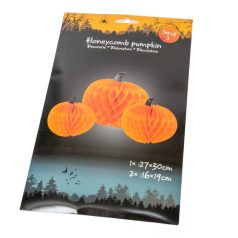 Tök lampion szett - 27x30cm, 2x16x19cm - 3db-os szett