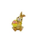 Nyuszi figura tojással - 10 cm - Raktáron