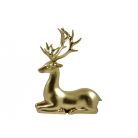 Szarvas szobor arany 2 féle - 21 cm