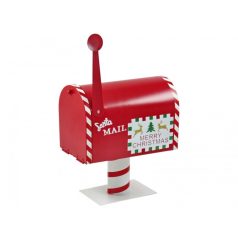 Postaláda Santa mail - Piros - 26 cm