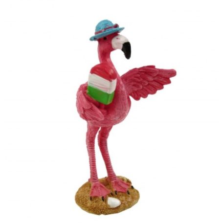Flamingó figura - 15 cm