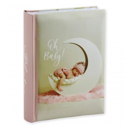 Fényképalbum Baby rózsaszín - 15x10 cm-es kép -  200 db