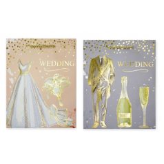 Ajándéktasak Wedding nagy - 2 féle - 26x10x32 cm 