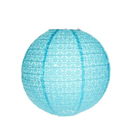 Lampion kék/zöld/sárga 40cm